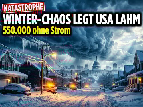Chaos in Amerika: Wintersturm legt halbe Nation lahm – Trump ruft Katastrophenzustand aus