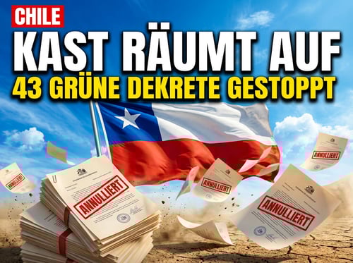 Chile räumt auf: Präsident Kast streicht 43 grüne Dekrete seines linken Vorgängers