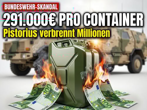 Container-Wahnsinn bei der Bundeswehr: Wie Pistorius Millionen verbrennt
