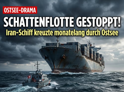Dänische Marine stoppt iranisches Schattenflotten-Schiff – Eskalation im Ostseeraum