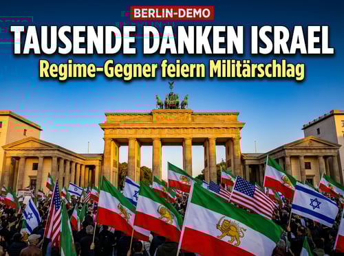 „Danke, Bibi!" – Tausende Iraner feiern auf Deutschlands Straßen den Militärschlag gegen das Mullah-Regime