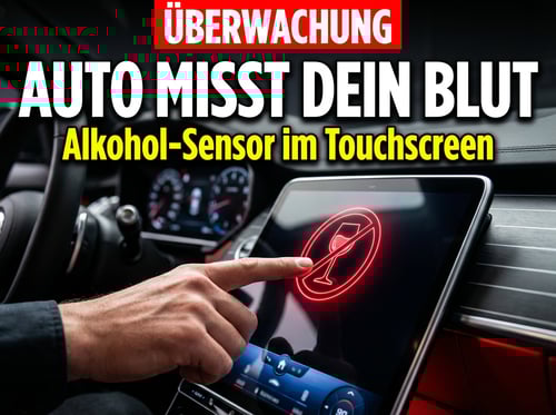 Der gläserne Fahrer: Alkohol-Sensor im Touchscreen – Fortschritt oder Bevormundungs-Wahn?