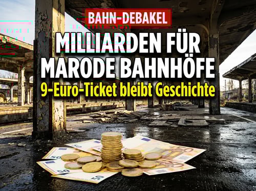 Deutsche Bahn erteilt Billig-Ticket eine Absage – doch Milliarden fließen in marode Bahnhöfe
