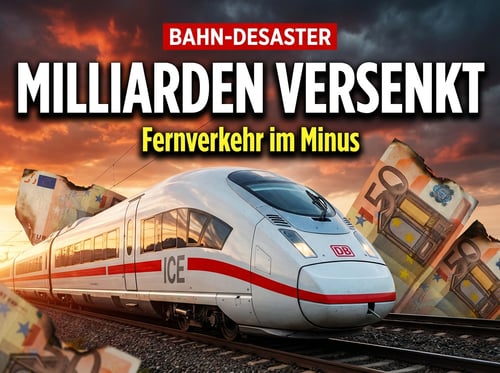 Deutsche Bahn versenkt Milliarden: Fernverkehr wird zum finanziellen Fiasko