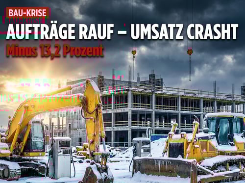 Deutsche Baubranche zwischen Hoffnung und Ernüchterung: Aufträge steigen, Umsätze brechen ein