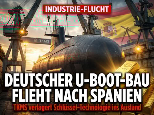 Deutscher U-Boot-Bau auf der Flucht: TKMS verlagert Schlüsselindustrie nach Spanien