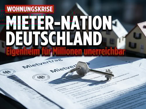 Deutschland als Mieter-Nation: Warum der Traum vom Eigenheim für Millionen unerreichbar bleibt