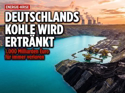 Deutschlands Energiereserven werden ertränkt: RWE flutet Braunkohle-Tagebaue und vernichtet Jahrhunderte der Versorgungssicherheit
