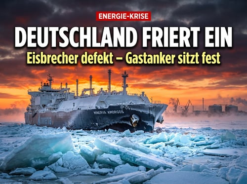 Deutschlands Energieversorgung auf dünnem Eis: Defekter Eisbrecher legt LNG-Terminal Mukran lahm