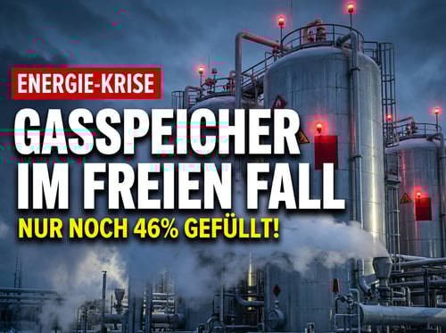 Deutschlands Gasspeicher im freien Fall: Droht der Kollaps noch vor Winterende?