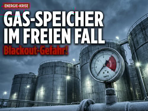 Deutschlands Gasspeicher im freien Fall: Droht uns der kalte Blackout?