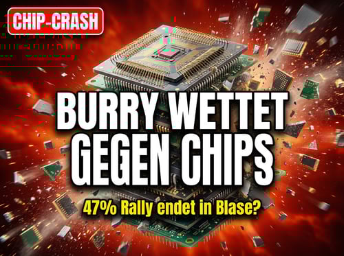 Die Wette des "Big Short"-Stars: Michael Burry sieht Chip-Blase platzen