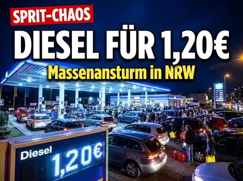 Diesel für 1,20 Euro: Preispanne löst Massenansturm in Ostwestfalen aus