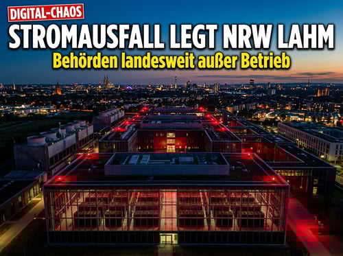 Digitales Chaos: Stromausfall bei IT-Dienstleister legt halbes NRW lahm