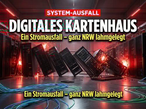 Digitales Kartenhaus: Ein einziger Stromausfall in Aachen legte halb NRW lahm