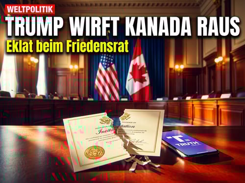 Diplomatischer Eklat: Trump wirft Kanadas Premier aus seinem Friedensrat