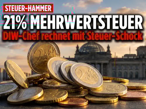 DIW-Chef prophezeit Mehrwertsteuer-Hammer: 21 Prozent als „bequemer Weg" der Koalition