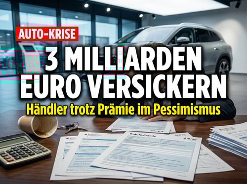 Drei Milliarden Euro liegen brach: Deutschlands Autohändler versinken trotz E-Auto-Prämie im Pessimismus