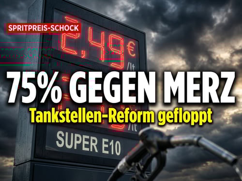 Drei von vier Deutschen rechnen mit der Regierung Merz ab: Spritpreis-Politik als Totalversager