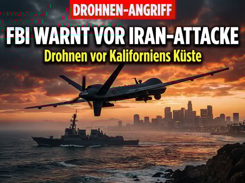 Drohnenkrieg vor Amerikas Küste: FBI warnte vor iranischem Angriff auf Kalifornien