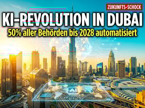 Dubai zündet die KI-Rakete: 50 Prozent aller Behörden bis 2028 unter Kontrolle künstlicher Intelligenz