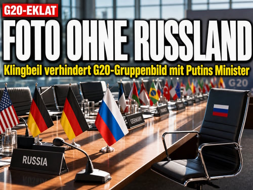 Eklat bei G20: Putins Minister am Tisch – Klingbeil verhindert das Foto