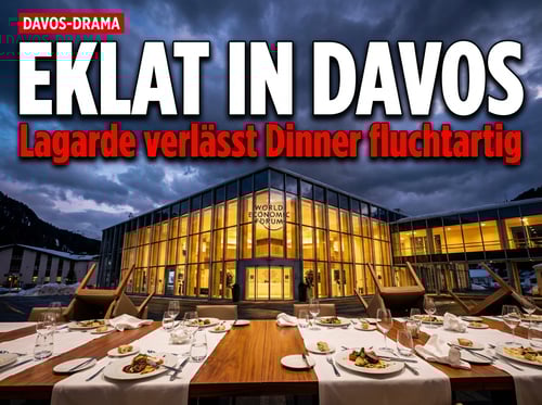 Eklat in Davos: Lagarde verlässt Dinner nach US-Kritik an Europa fluchtartig