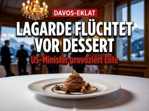 Eklat in Davos: US-Handelsminister provoziert europäische Elite – Lagarde flüchtet vor dem Dessert
