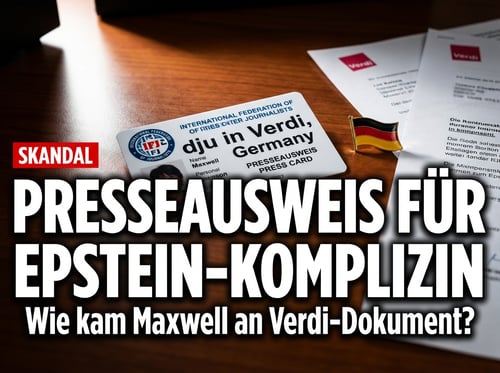 Epstein-Komplizin mit deutschem Presseausweis: Wie kam Maxwell an ein Verdi-Dokument?