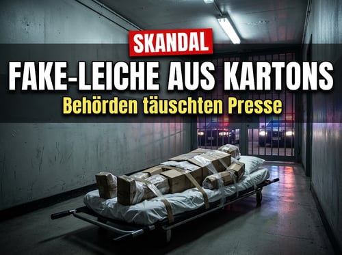 Epstein-Skandal: Behörden täuschten Medien mit Attrappe aus Kartons und Laken