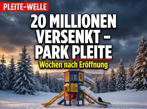 Erlebnispark im Erzgebirge: Kaum eröffnet, schon pleite – ein Sinnbild deutscher Wirtschaftsmisere