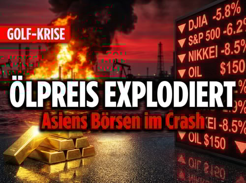 Eskalation am Persischen Golf: Asiens Börsen im freien Fall – Ölpreis explodiert