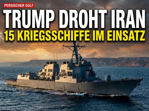 Eskalation am Persischen Golf: Trump droht Iran mit „Eliminierung" – US-Blockade der Straße von Hormus in Kraft
