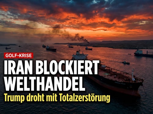 Eskalation am Persischen Golf: Trump droht Iran mit Totalzerstörung – Tankerverkehr in der Straße von Hormus steht still
