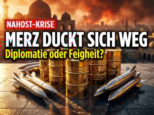 Eskalation im Nahen Osten: Merz duckt sich weg und nennt es Diplomatie