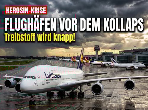 Europas Flughäfen vor dem Kollaps: Kerosinmangel bedroht Sommerreisesaison