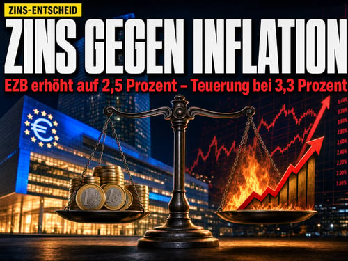 EZB im Zins-Dilemma: Reichen 2,5 Prozent gegen die Inflation?