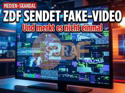 Fake-News aus dem Gebührenfernsehen: ZDF zeigt KI-generiertes Video im Heute Journal – und merkt es nicht einmal