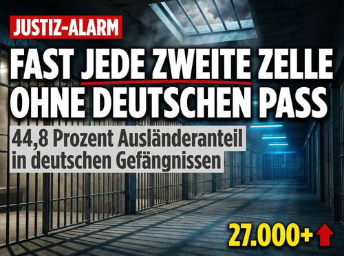 Fast jeder zweite Häftling ohne deutschen Pass: Die bittere Bilanz einer gescheiterten Migrationspolitik