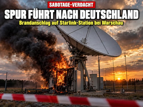 Feuer-Anschlag auf Starlink-Station: Spur führt nach Deutschland!