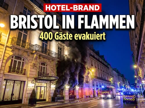 Feuer im Pariser Nobel-Hotel „Bristol": Hunderte Gäste fliehen in die Nacht