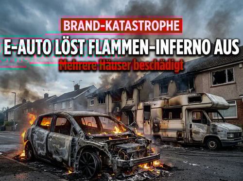 Flammeninferno durch Elektroauto: Wenn die grüne Mobilität ganze Straßenzüge in Mitleidenschaft zieht