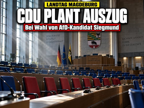 Flucht aus dem Plenarsaal: Wie die CDU der Siegmund-Wahl entkommen will