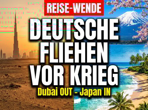 Flucht vor dem Krieg – zumindest im Reisekatalog: Deutsche buchen Japan und Hawaii statt Dubai