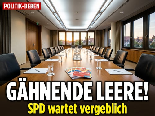 Gähnende Leere: SPD lädt zum Bürgerdialog – kein einziger Bürger erscheint