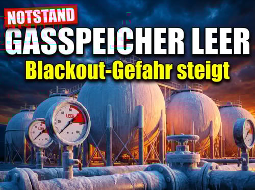 Gasspeicher am Limit: Deutschland droht der kalte Blackout