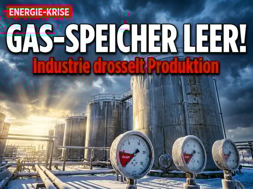 Gasspeicher auf historischem Tiefstand: Deutschland schlittert sehenden Auges in die Energiekrise
