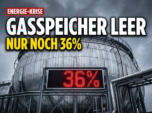 Gasspeicher auf historischem Tiefstand – und die Bundesnetzagentur beschwichtigt