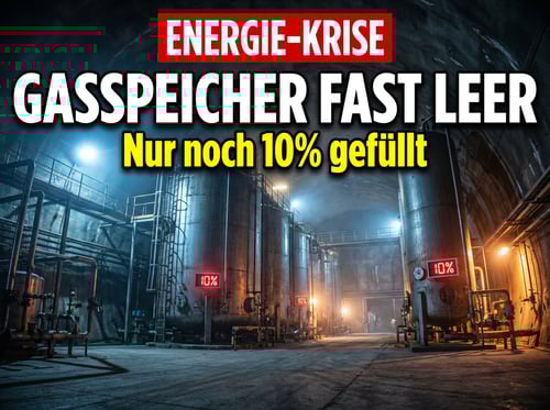 Gasspeicher-Desaster: Deutschlands größte Energiereserve fast leer – und niemand will schuld sein