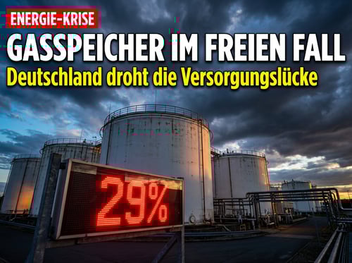 Gasspeicher im freien Fall: Deutschland steuert auf eine Energiekrise zu